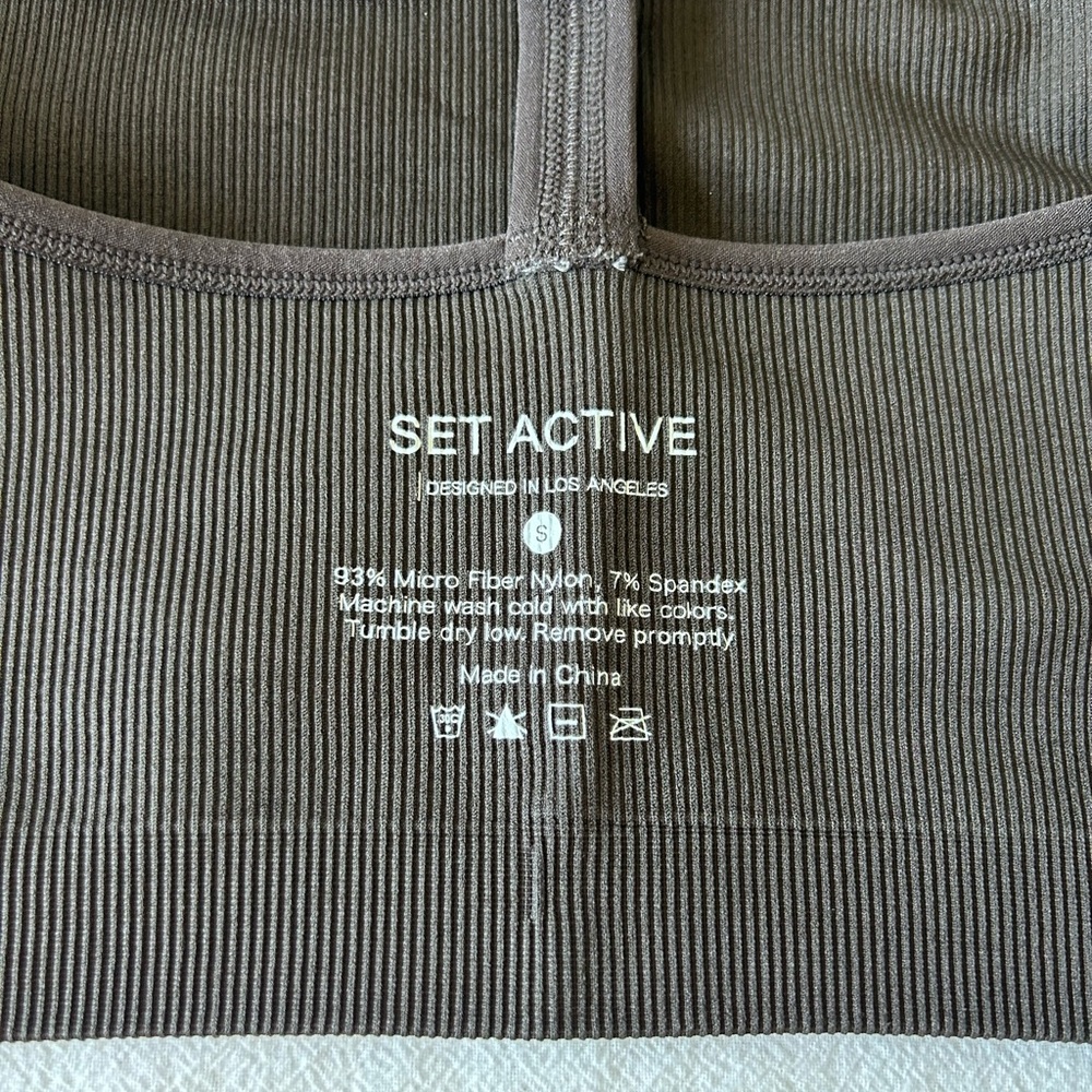 Set Active Sculptflex Ribbed V Bra - Picture 3 of 3